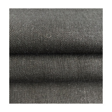 Best hot sale 30s  linen/cotton  black linen cotton  plain fabric for clothes shirt